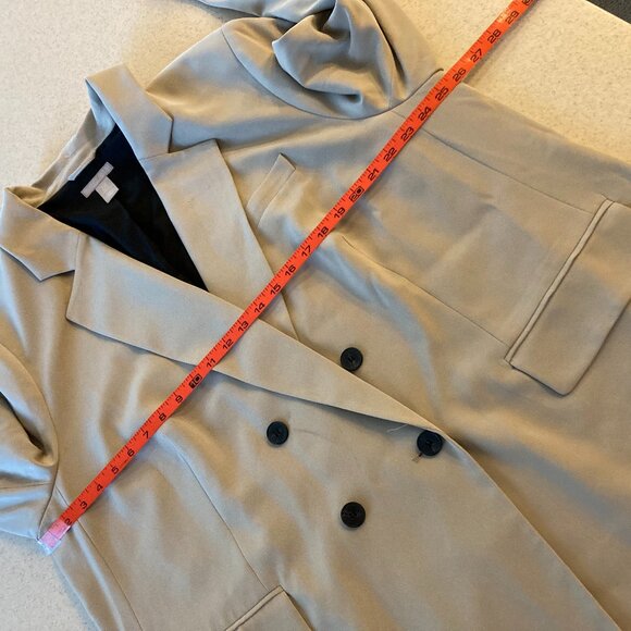 H & M Double-Breasted Blazer Jacket Women Size XXL - Picture 7 of 16